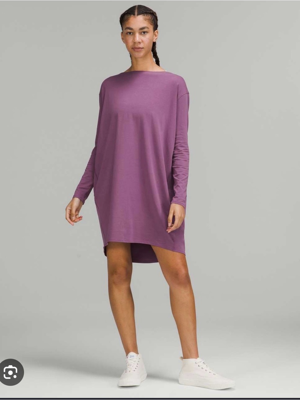 Lululemon Back in action long sleeve dress